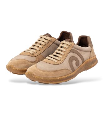 El Naturalista Oroel N5435 Beige Leather Sneakers