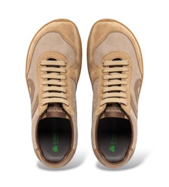 El Naturalista Oroel N5435 Beige Leather Sneakers