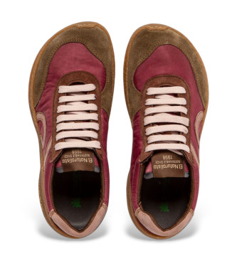 El Naturalista Sneakers in pelle bordeaux N5435A