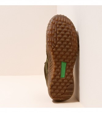 El Naturalista Leren sneakers N5621 Gorbea groen