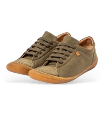 El Naturalista Leren sneakers N5767A Pawikan groen