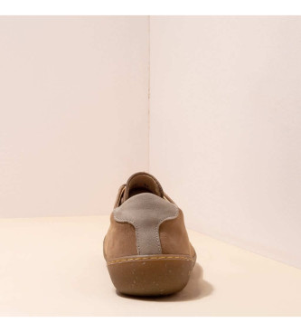 El Naturalista Pantofole in pelle N5770 Pawikan marrone n