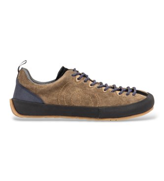 El Naturalista Brown leather sneakers N6082