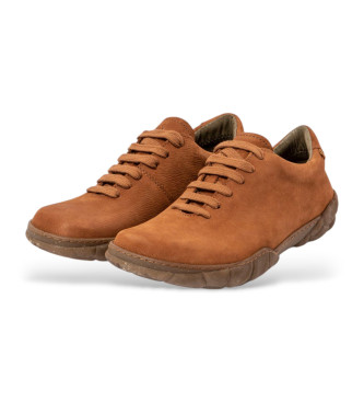 El Naturalista Chaussures en cuir marron N5616