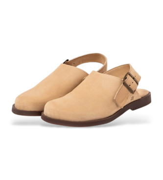 El Naturalista Lederclogs N5871 creme