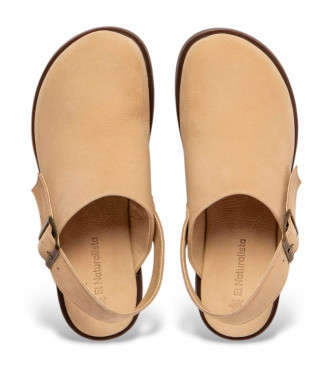 El Naturalista Lederclogs N5871 creme