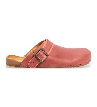 El Naturalista Leather Clogs N6002 Horizon red
