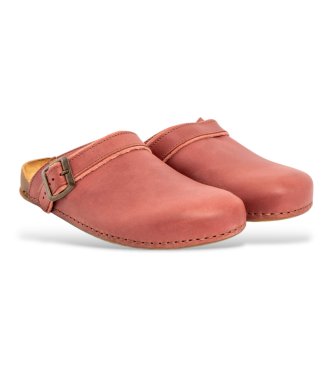 El Naturalista Leather Clogs N6002 Horizon red