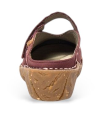 El Naturalista Sabots en cuir Ng96 Yggdrasil maroon