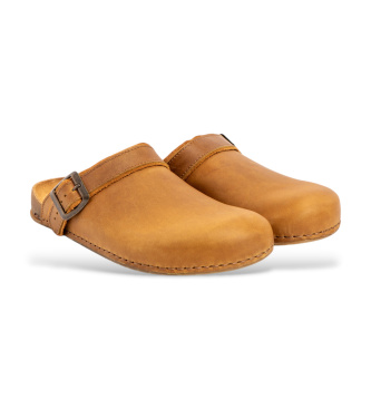 El Naturalista Leather Clogs N6002 Arizona yellow