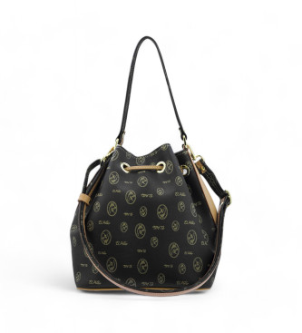 El Potro Vintage Sack Tasche schwarz