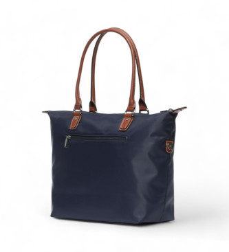 El Potro Paris Handbag Navy leather