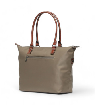 El Potro Paris Handbag Taupe leather