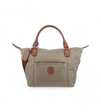 El Potro Paris taupe tote bag