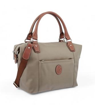 El Potro Paris taupe tote bag