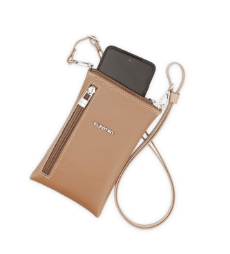 El Potro Brown mobile phone case bag
