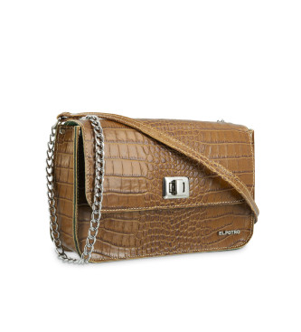 El Potro Brown Coco leather handbag