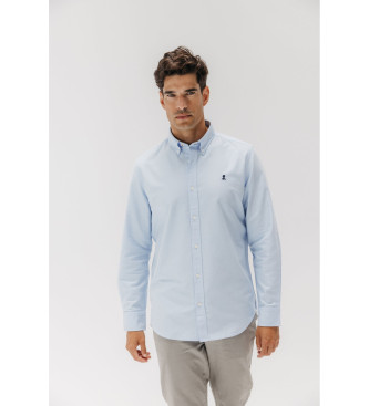 El Pulpo Camisa Oxford azul