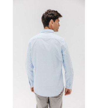 El Pulpo Camisa Oxford azul