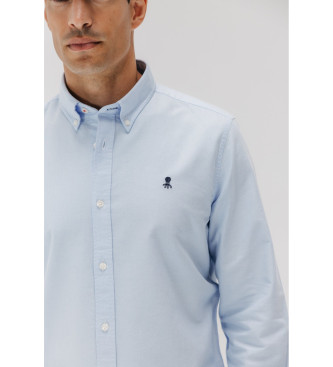 El Pulpo Camisa Oxford azul