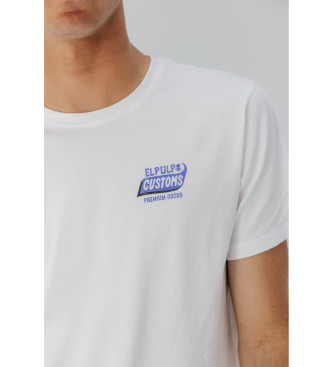 El Pulpo Camiseta Customs blanco