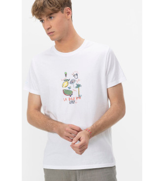 El Pulpo Dolce Vita T-shirt blanc