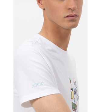 El Pulpo Dolce Vita T-shirt blanc