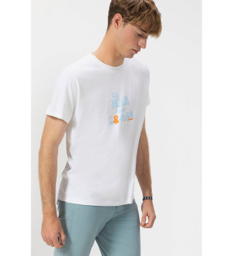 El Pulpo T-shirt The Sea Heals Everything white