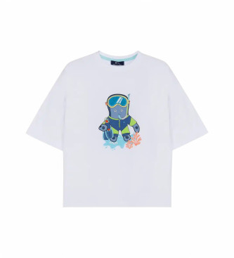 El Pulpo T-shirt imprim blanc