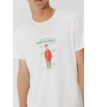 El Pulpo Camiseta North Pole blanco