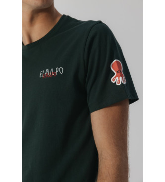 elPulpo T-shirt  triple logo vert