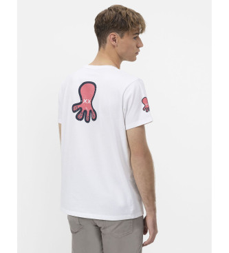 El Pulpo Triple Logo T-shirt white