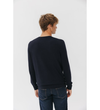 El Pulpo Basic Sweater Logo navy