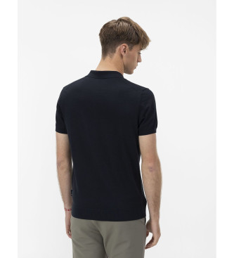 El Pulpo Polo in maglia crepe blu navy