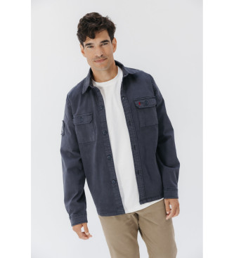 elPulpo Surchemise  deux poches Heritage navy