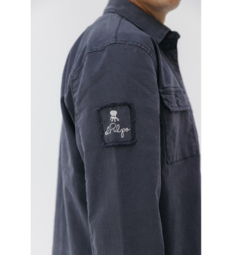 elPulpo Surchemise  deux poches Heritage navy