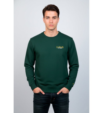 El Pulpo Sudadera Logo Tejido verde