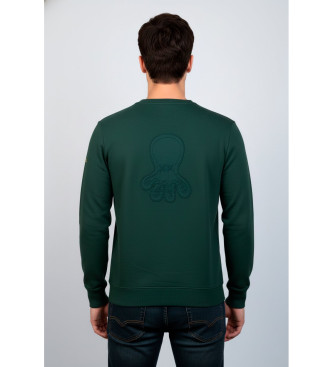 El Pulpo Sudadera Logo Tejido verde