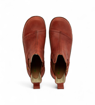 El Naturalista Leather ankle boots N158 Arizona red