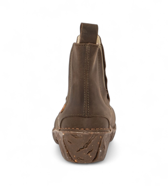El Naturalista Bottines en cuir vert kaki Arizona