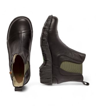 El Naturalista Bottines en cuir N158 noir