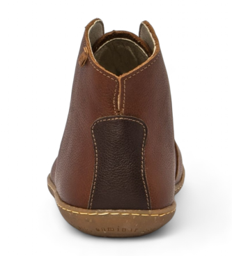 El Naturalista Brown leather ankle boots N267
