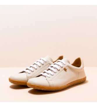 El Naturalista Sneakers Nobuck-W White Estratos in pelle bianca