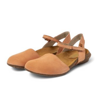 El Naturalista Sandales en cuir N412 Wakataua corail