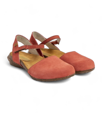 El Naturalista Leather Sandals N412 Wakataua red