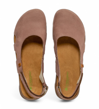 El Naturalista Leather Sandals N413 Wakataua brown
