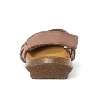 El Naturalista Leather Sandals N413 Wakataua brown