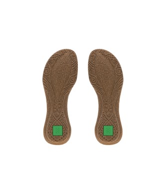 El Naturalista Leather sandals Pleasant Brown Wakataua brown