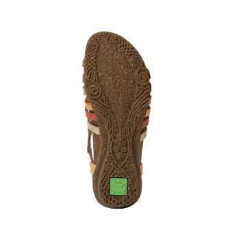 El Naturalista Leren sandalen N5056 Wakataua beige