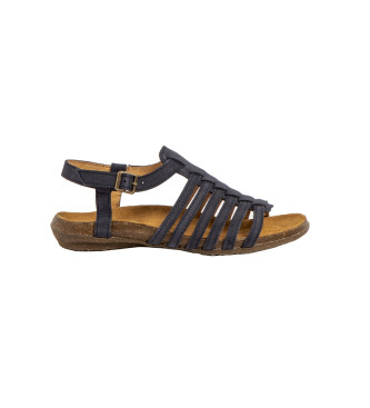 El Naturalista Leather Sandals N5056 Wakataua marine